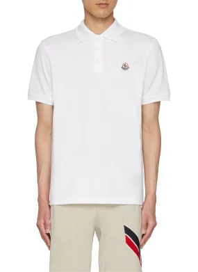 -----------MONCLER ---- ------------ ----Logo Patch Cotton Polo --