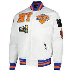 2x Finals Champions Mash Up Capsule New York Knicks White Jacket