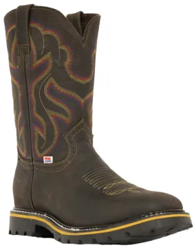 3101 - Rockin Leather Men's Tornado Steel Toe Work Boot