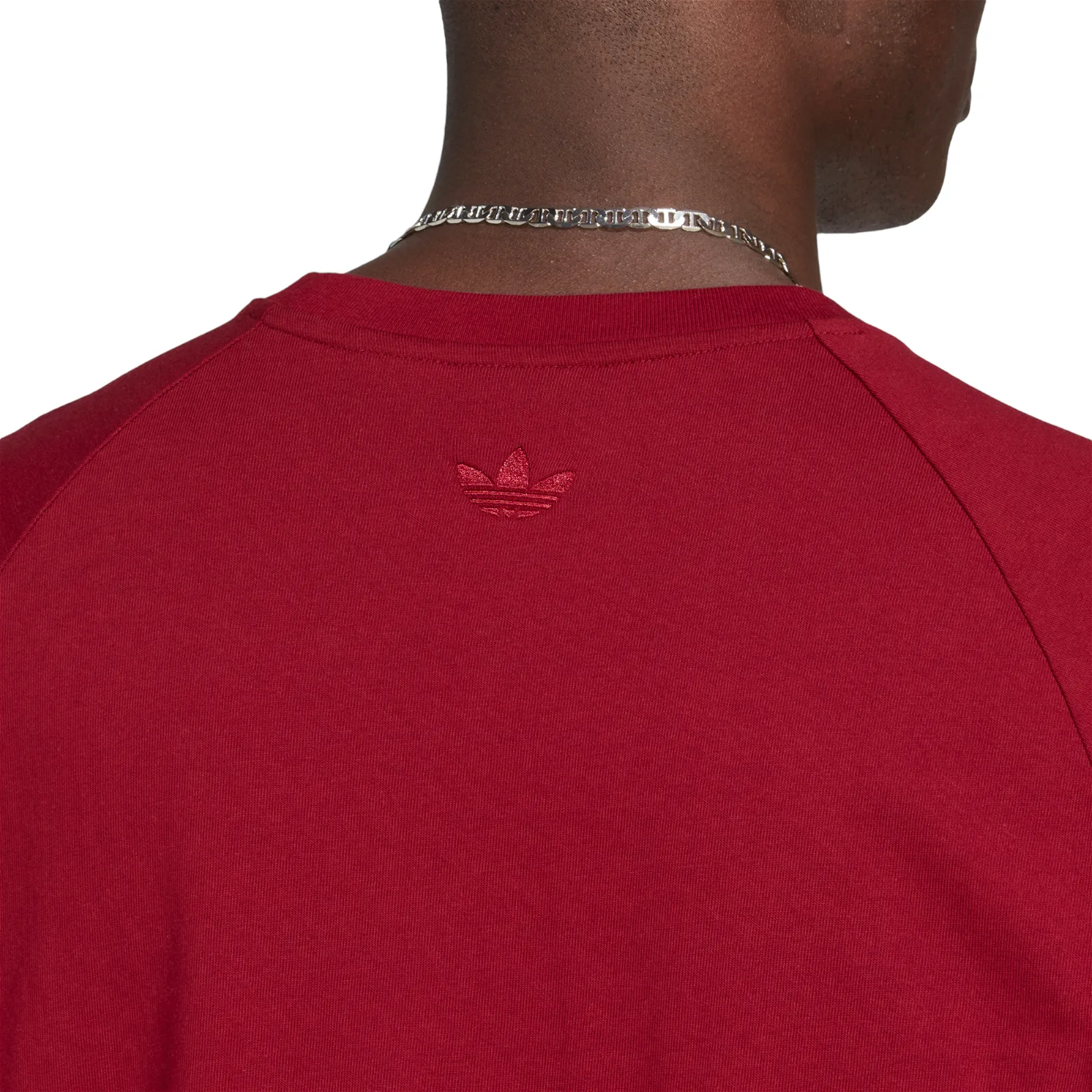 adidas Originals Embroidered Superstar Pocket T-Shirt - Collegiate Burgundy