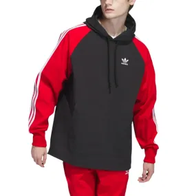 adidas Originals Superstar Hooded Windbreaker - Black / Red