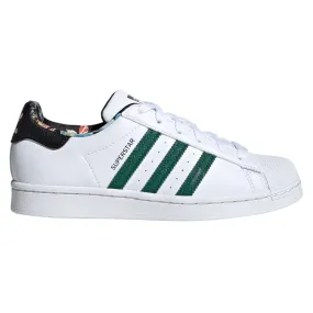 adidas Originals Womens Superstar Shoes - Cloud White Green