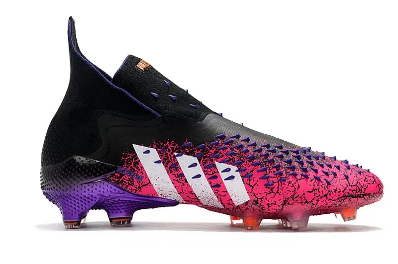 Adidas Predator Freak+ Laceless FG Superspectral - Pink / Black / White