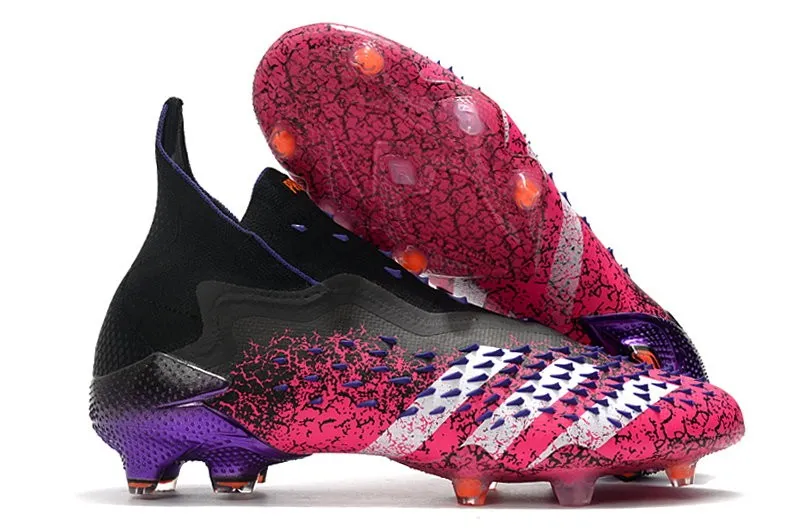 Adidas Predator Freak+ Laceless FG Superspectral - Pink / Black / White