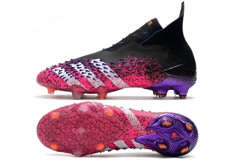 Adidas Predator Freak+ Laceless FG Superspectral - Pink / Black / White