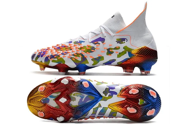 Adidas Predator Freak.1 FG Paul Pogba x Stella McCartney - White / Orange