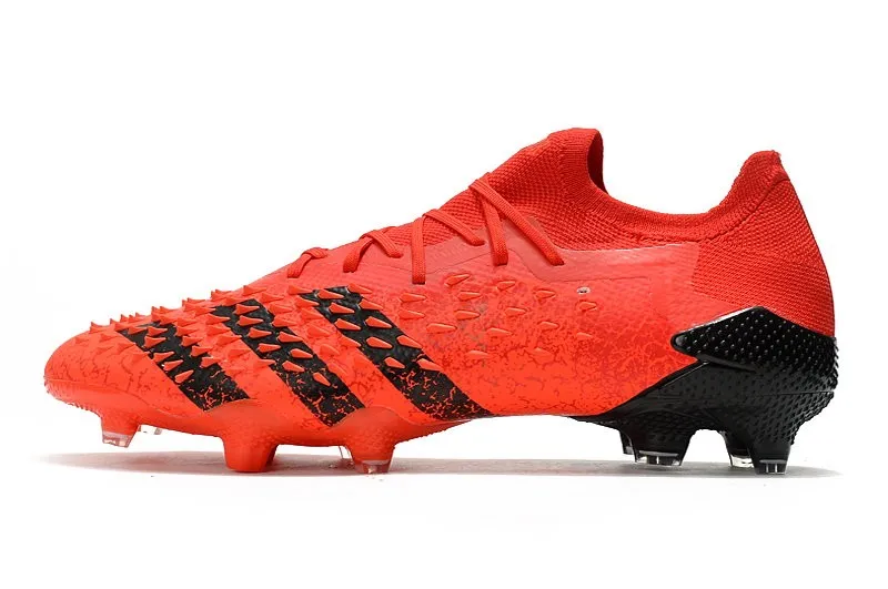 Adidas Predator Freak.1 Low FG Meteorite - Red / Black