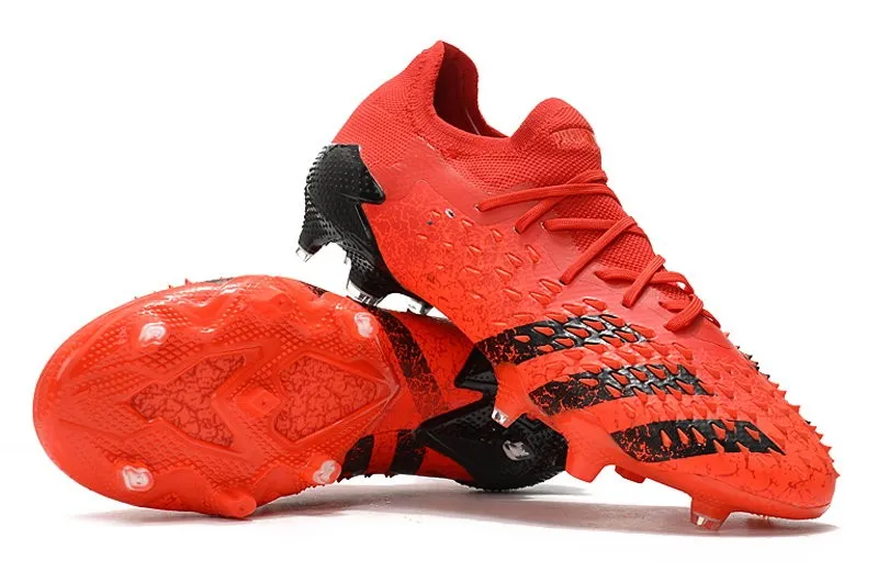 Adidas Predator Freak.1 Low FG Meteorite - Red / Black