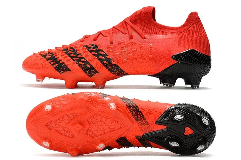 Adidas Predator Freak.1 Low FG Meteorite - Red / Black