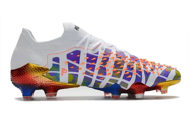 Adidas Predator Freak.1 Low FG Paul Pogba x Stella McCartney - White / Orange