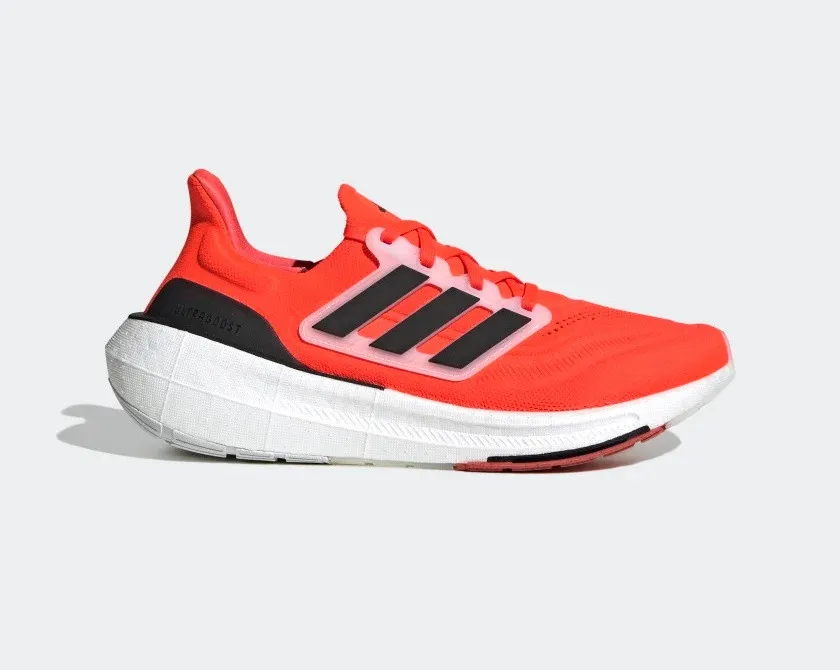 Adidas Ultraboost Light Solar Red Core Black Cloud White HQ6341