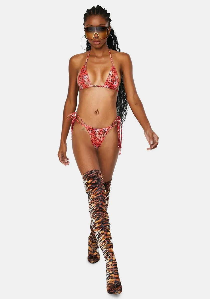 Adriana Cheetah Print Bikini Set-