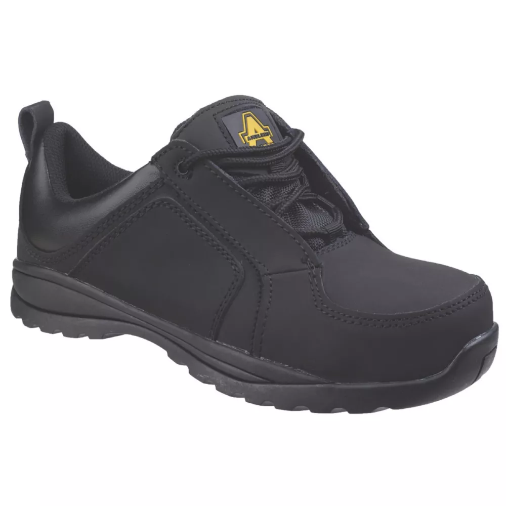 Amblers 59C Metal Free Womens  Safety Trainers Black Size 6 - Screwfix