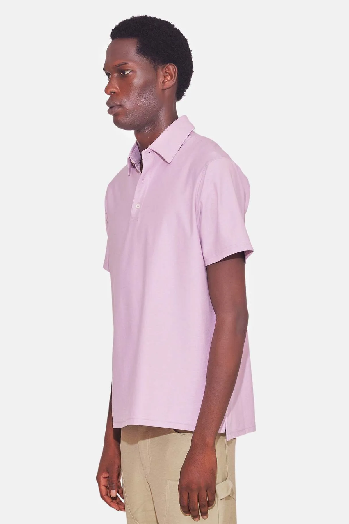 Atlantic SS Pique Polo - Pink