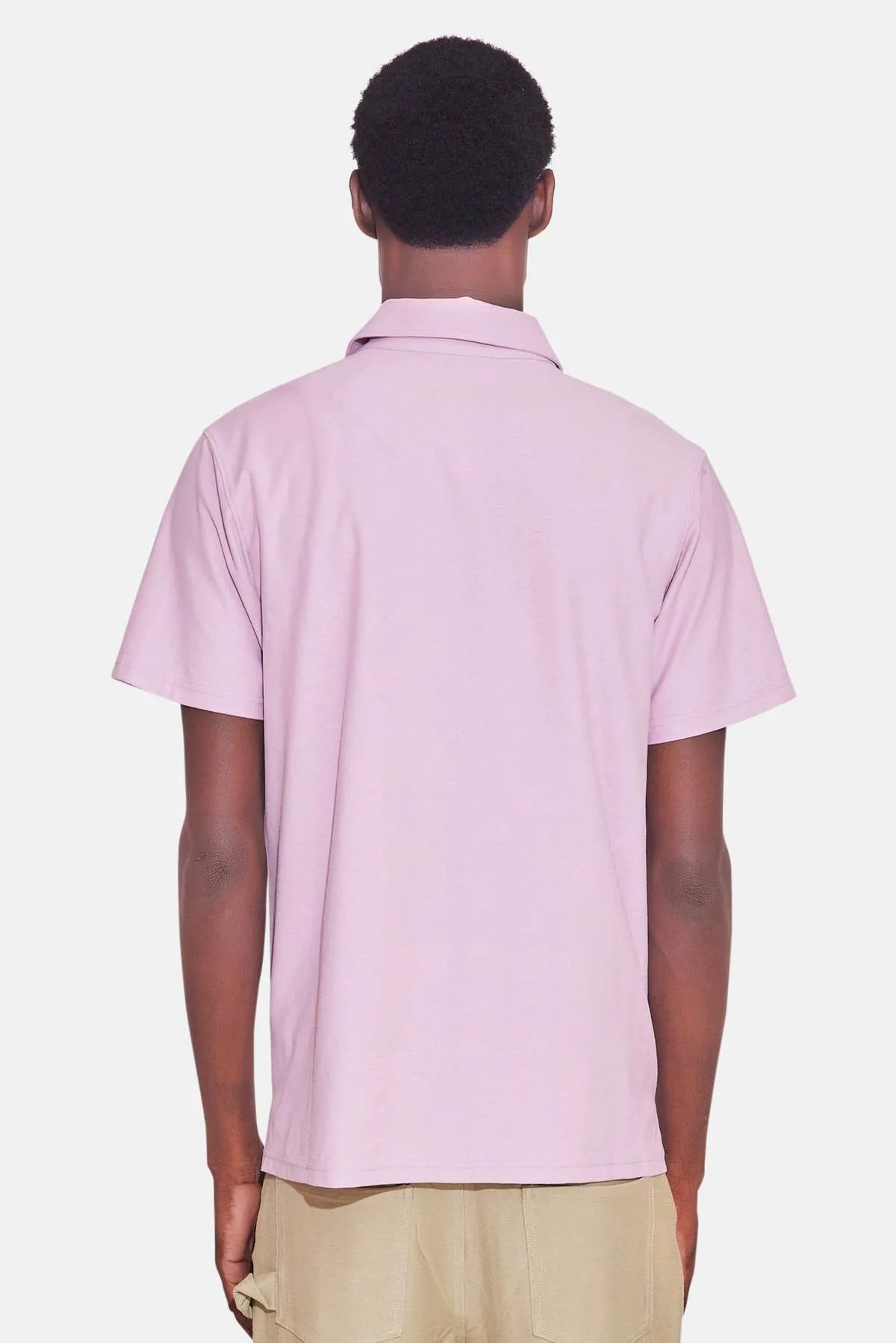 Atlantic SS Pique Polo - Pink