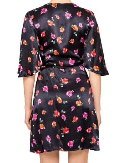 ----Bec & Bridge   ----Floral Wrap Dress ---