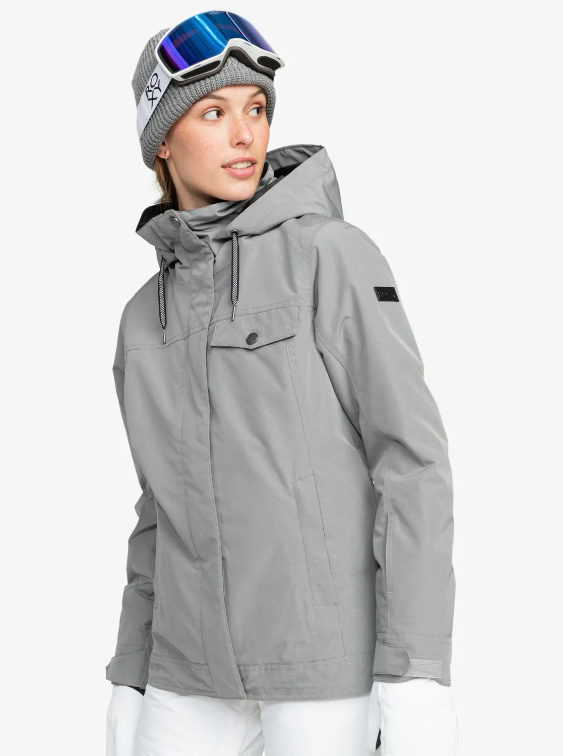 Billie Technical Snow Jacket - Heather Grey