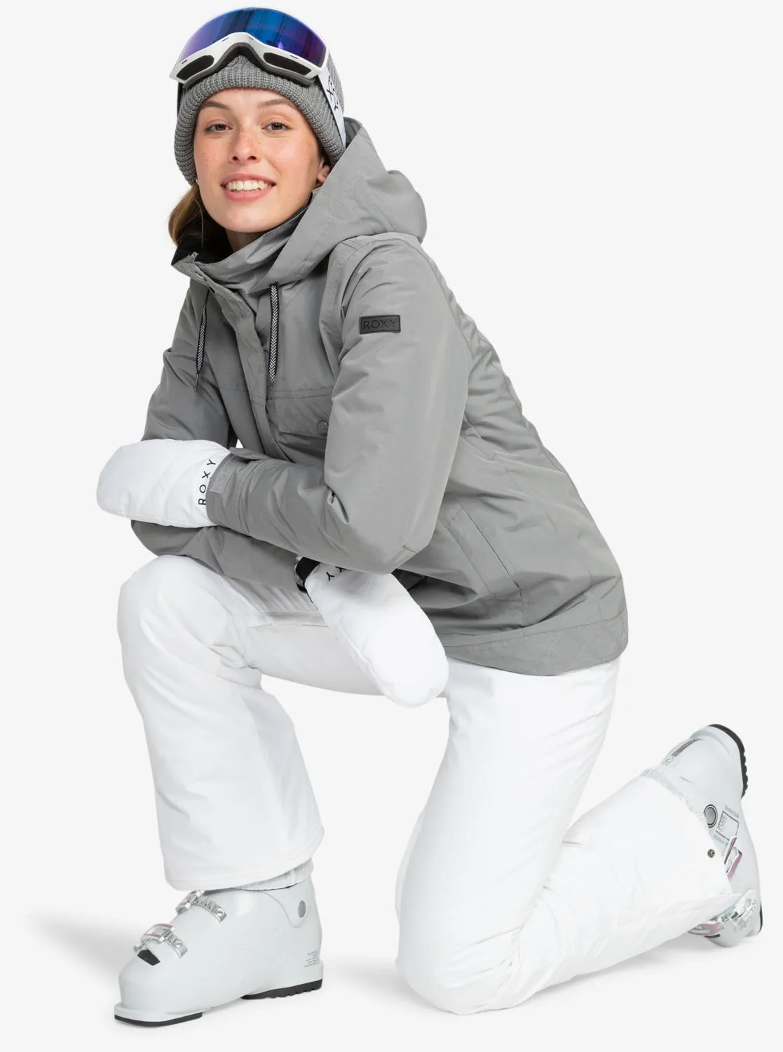 Billie Technical Snow Jacket - Heather Grey