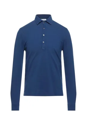 BOGLIOLI Blue Maglia Polo Jersey