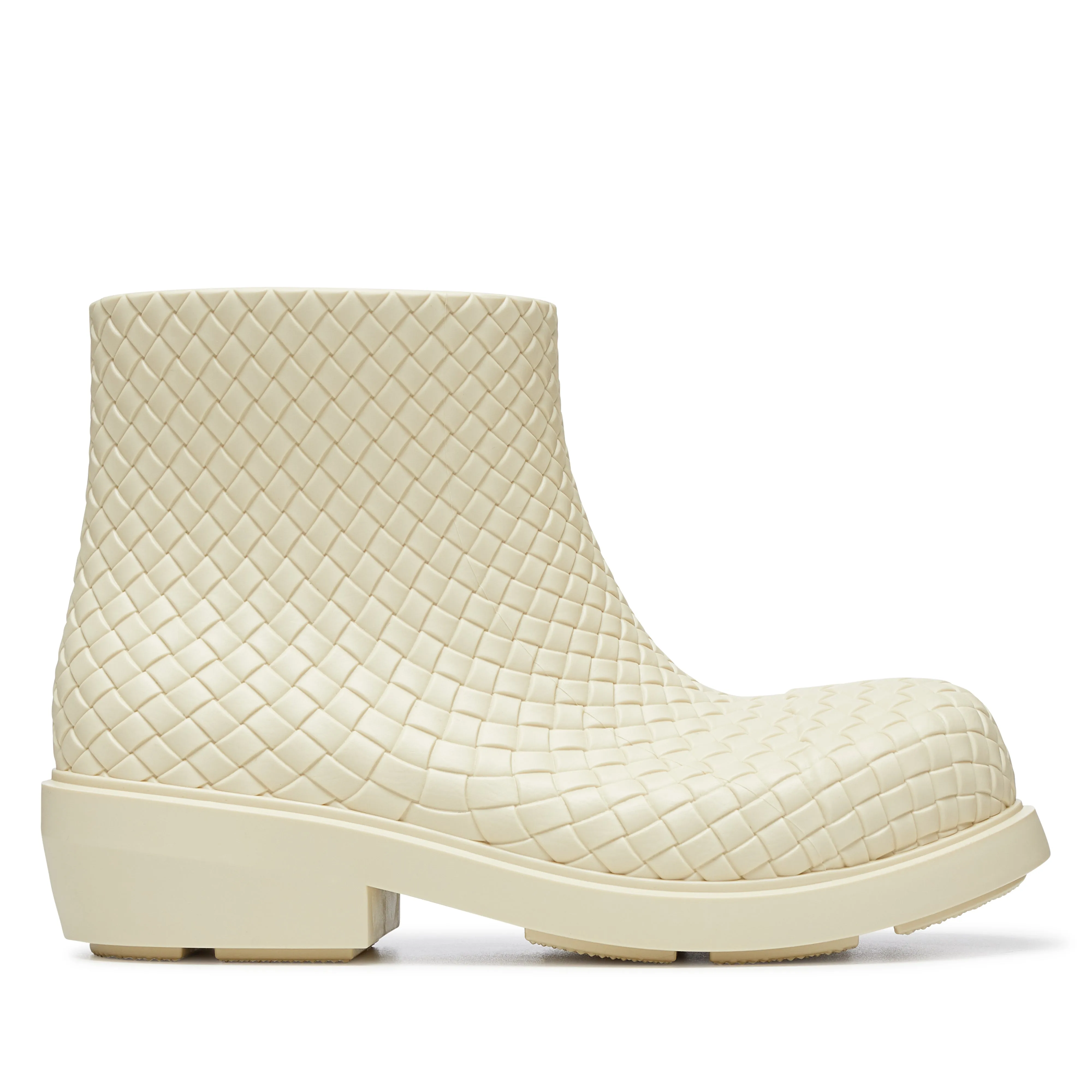 Bottega Veneta - Men's Fireman Ankle Boot - (Sea Salt)