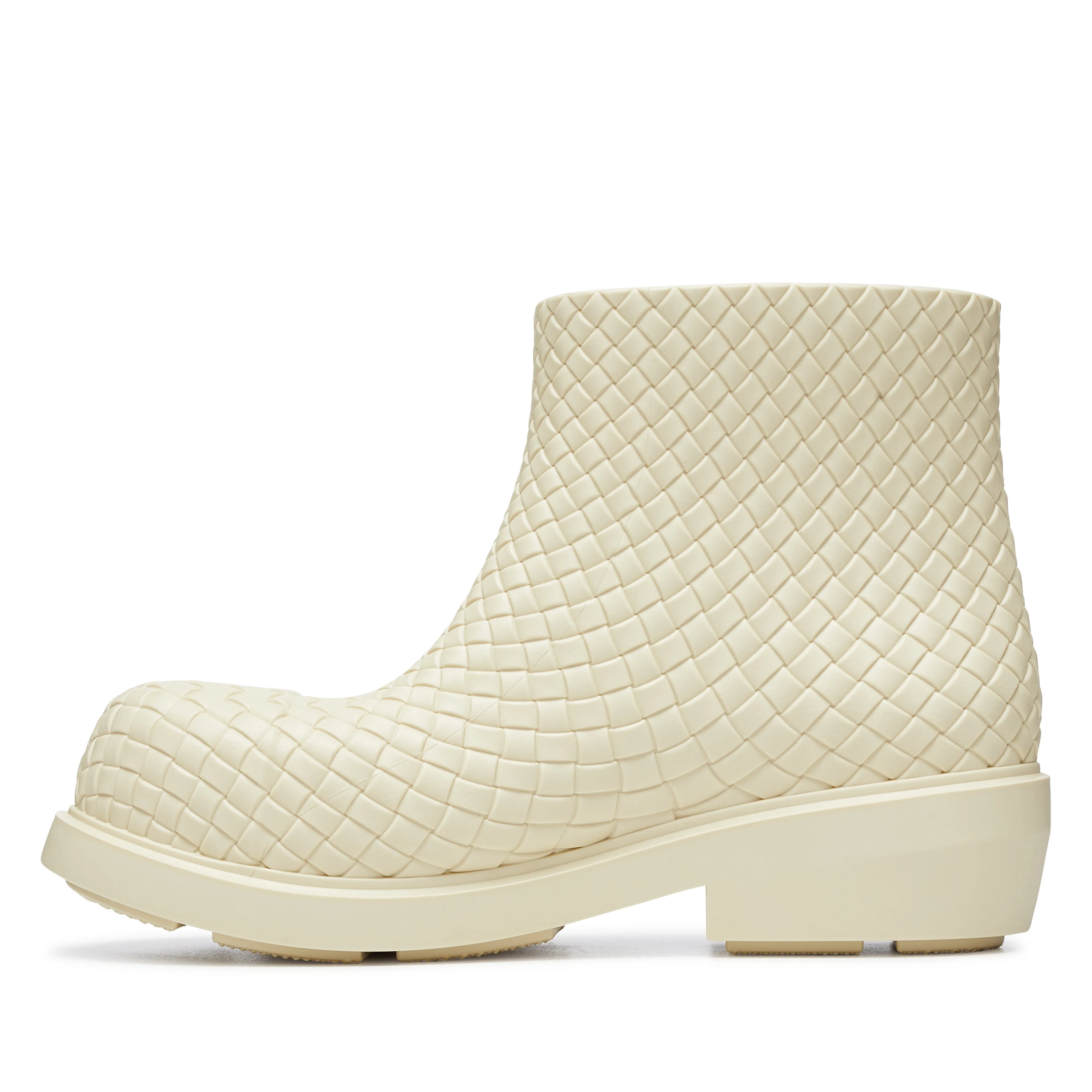 Bottega Veneta - Men's Fireman Ankle Boot - (Sea Salt)