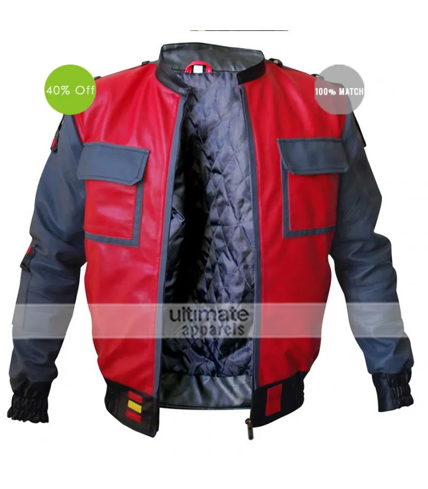 BTTF Back To The Future 2 Marty Mcfly 2015 Jacket