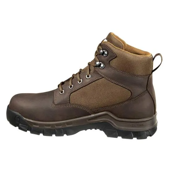 Carhartt Rugged Flex Waterproof Steel Toe Boot 12M Chocolate Brown Oil Tan