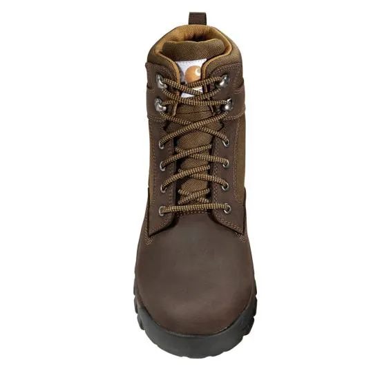 Carhartt Rugged Flex Waterproof Steel Toe Boot 12M Chocolate Brown Oil Tan