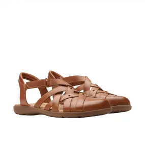 Clarks Women's Elizabelle Sea Sandals - Tan Leather