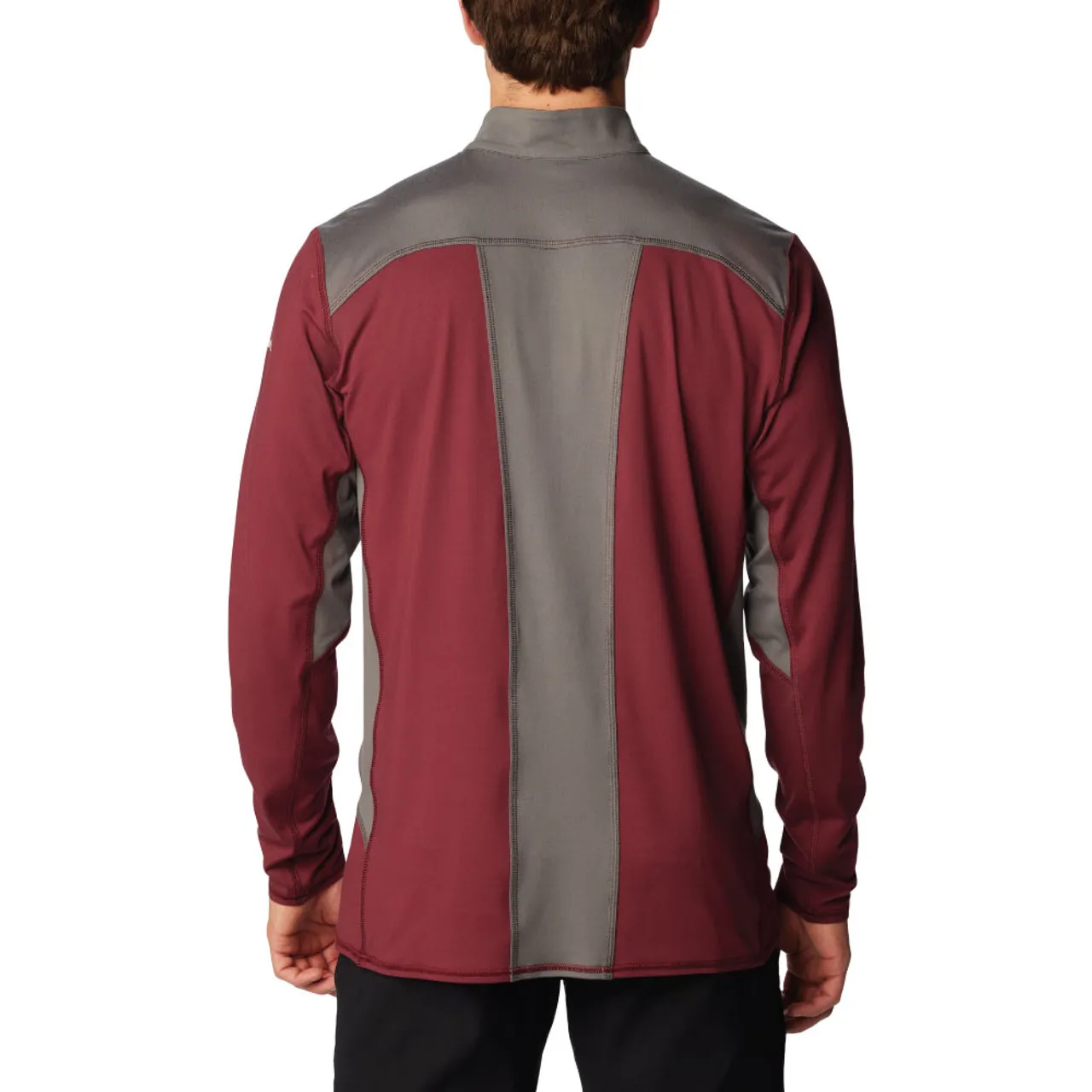 Columbia Maroon Tech Trail 1/4 Zip