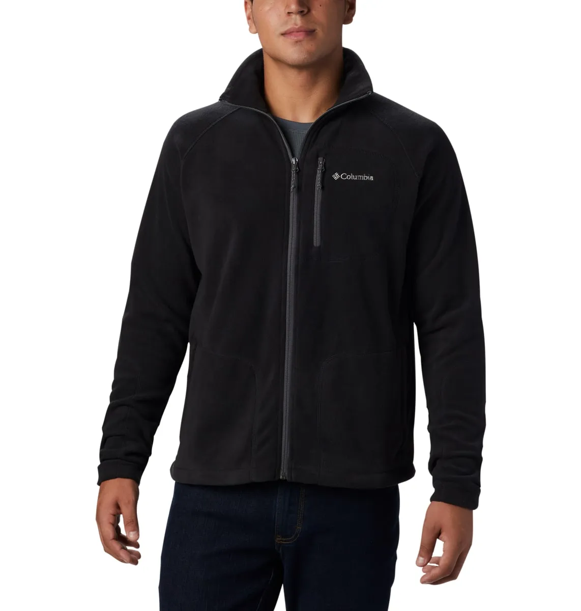 Columbia Men's Fast Trek II Full Zip Black | Buy Columbia Men's Fast Trek II Full Zip Black here | Outnorth