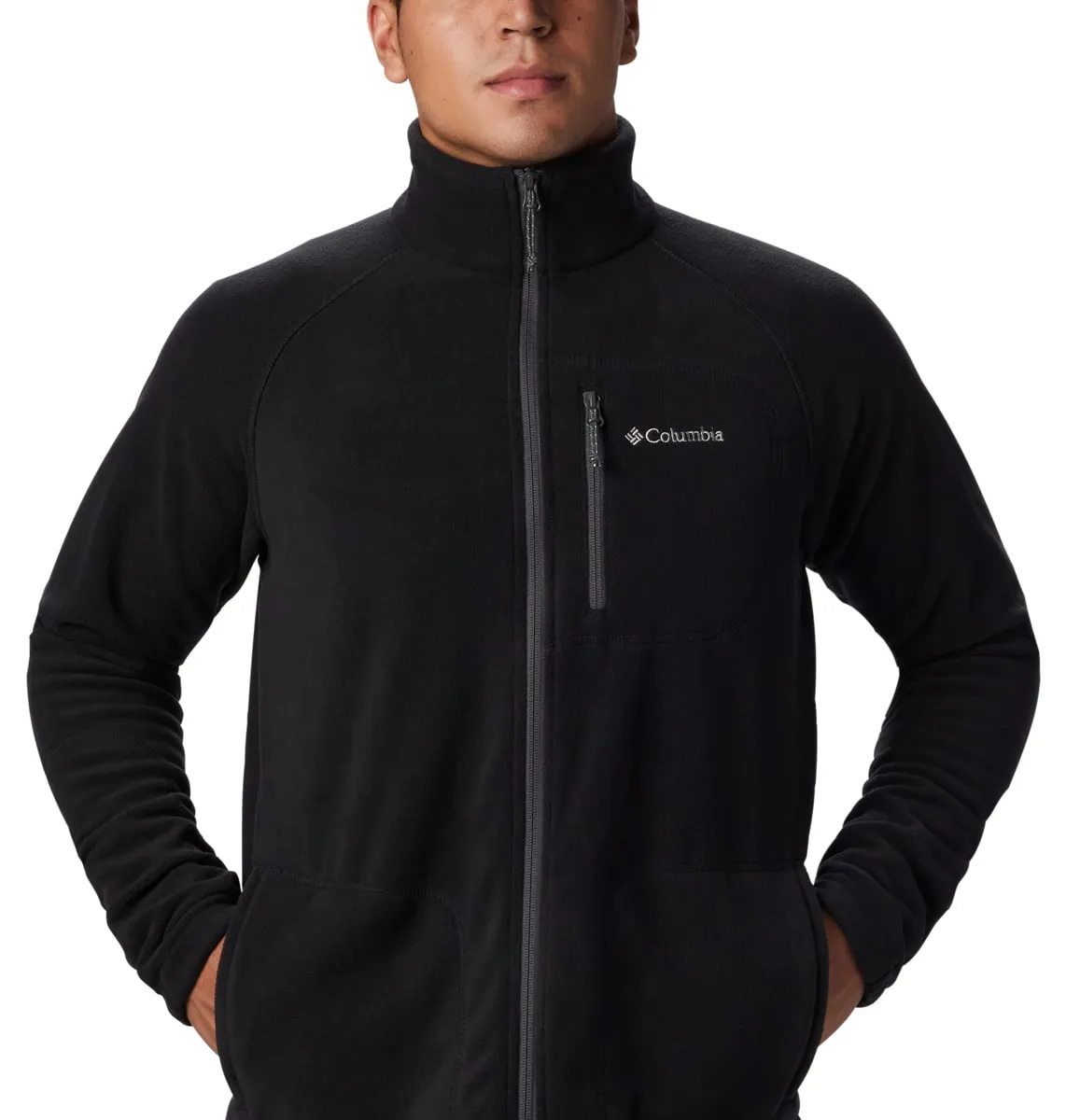 Columbia Men's Fast Trek II Full Zip Black | Buy Columbia Men's Fast Trek II Full Zip Black here | Outnorth