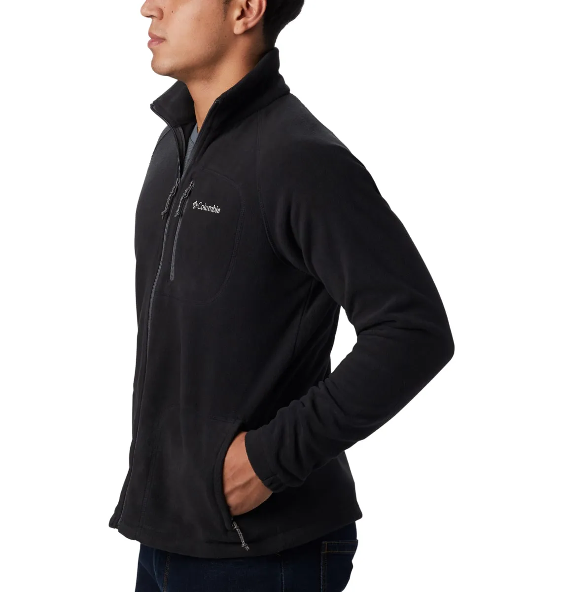 Columbia Men's Fast Trek II Full Zip Black | Buy Columbia Men's Fast Trek II Full Zip Black here | Outnorth