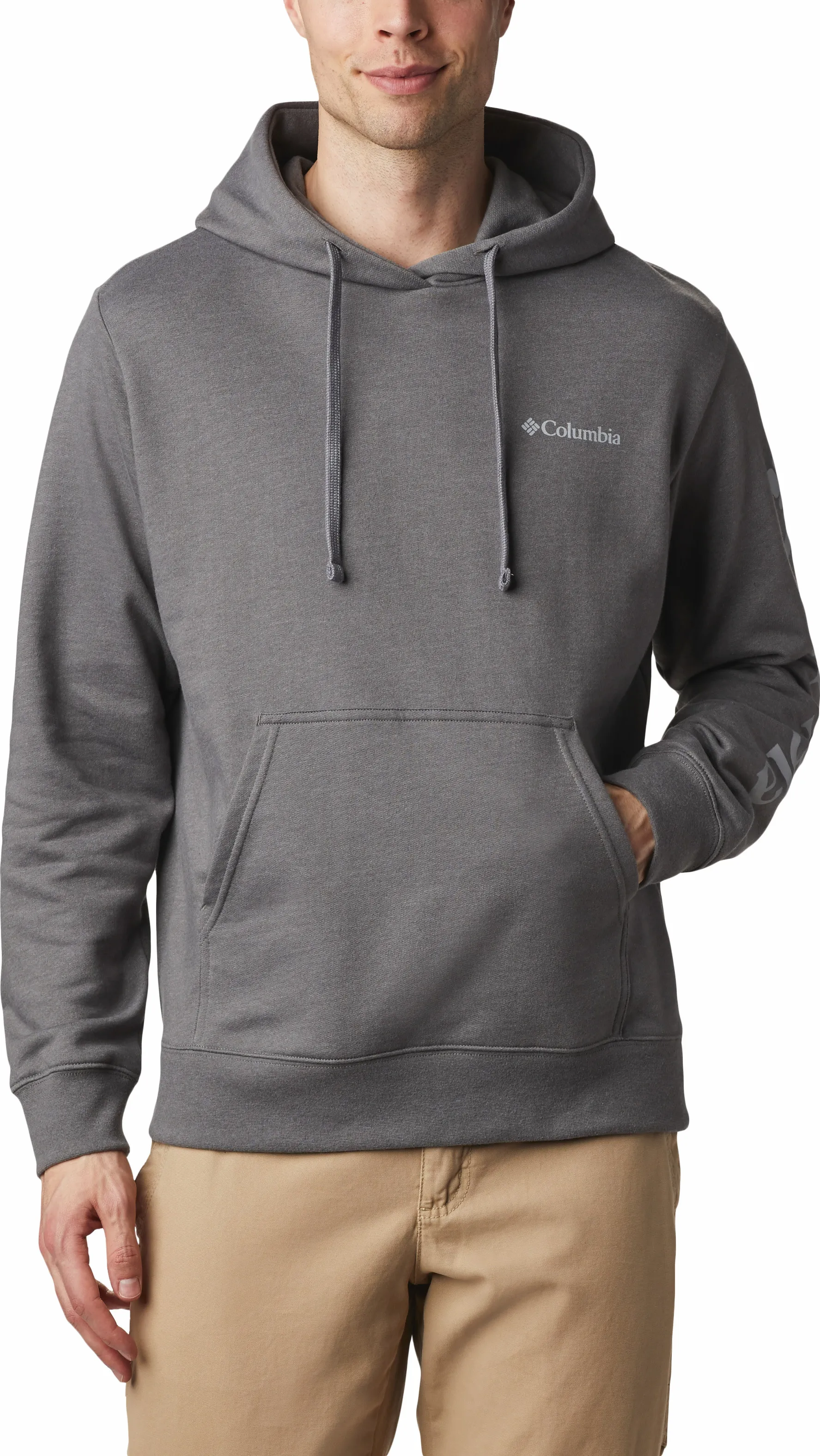 Columbia Men's Viewmont II Sleeve Graphic Hoodie City Grey/Columbia Grey | Buy Columbia Men's Viewmont II Sleeve Graph