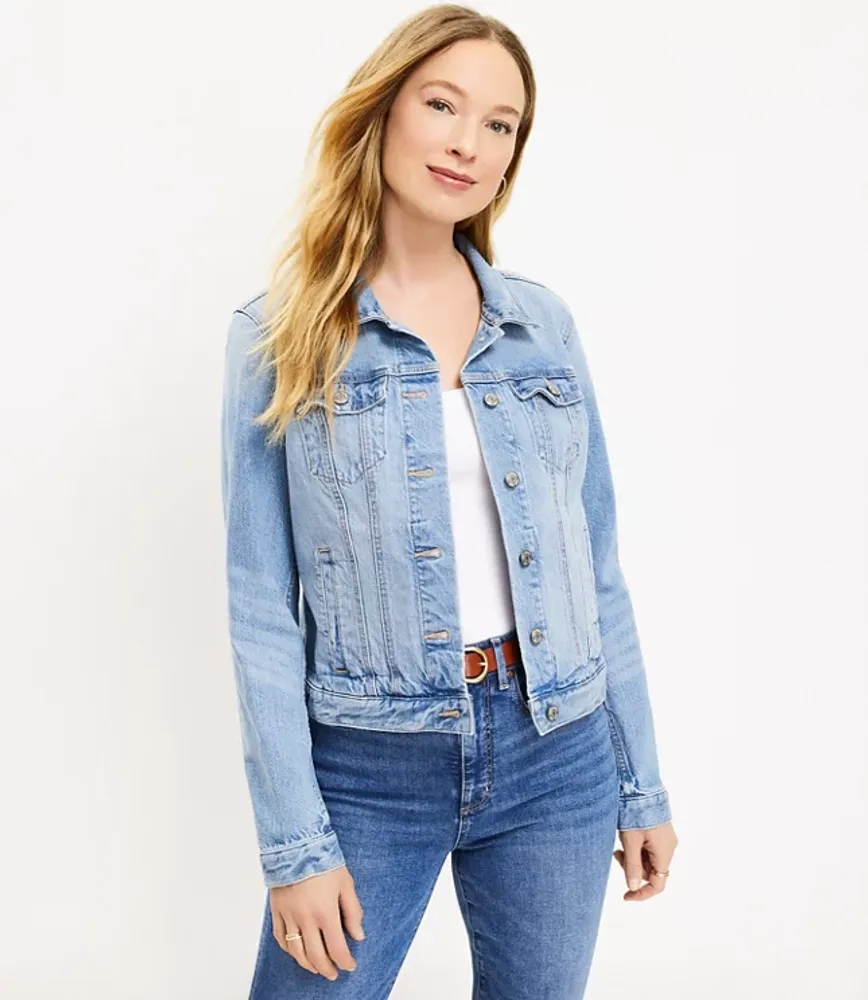 Denim Trucker Jacket Light Mid Indigo Wash