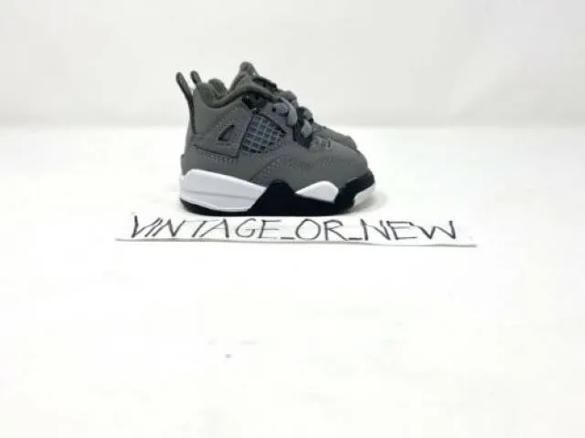 DS Nike Air Jordan IV 4 Cool Grey 2019 Retro BT Toddler ...