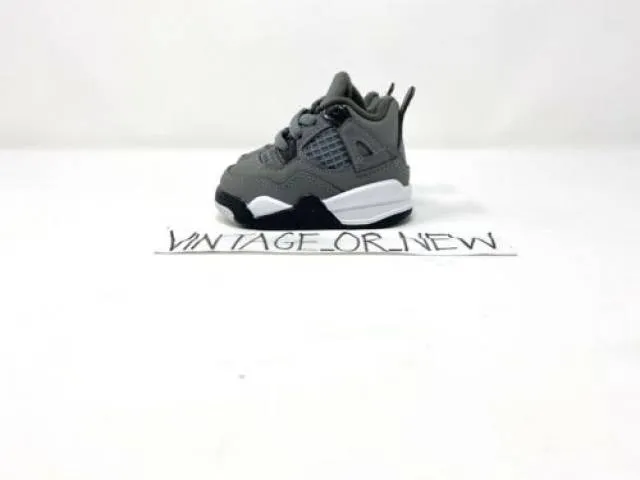 DS Nike Air Jordan IV 4 Cool Grey 2019 Retro BT Toddler ...