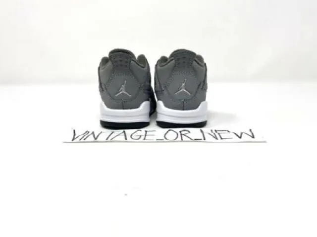 DS Nike Air Jordan IV 4 Cool Grey 2019 Retro BT Toddler ...