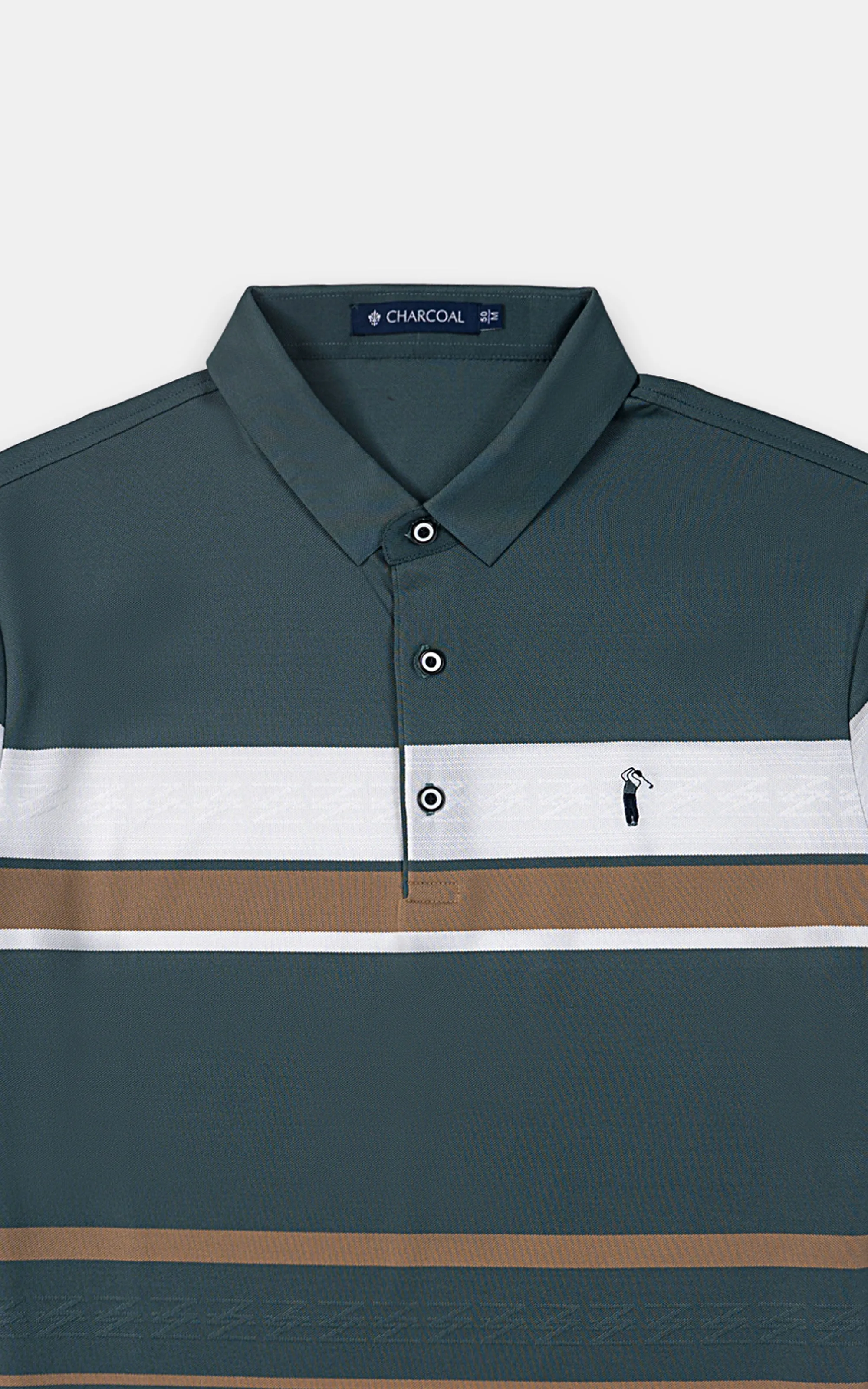 EXECUTIVE POLO SOLID COLLAR GREEN