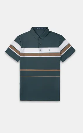 EXECUTIVE POLO SOLID COLLAR GREEN