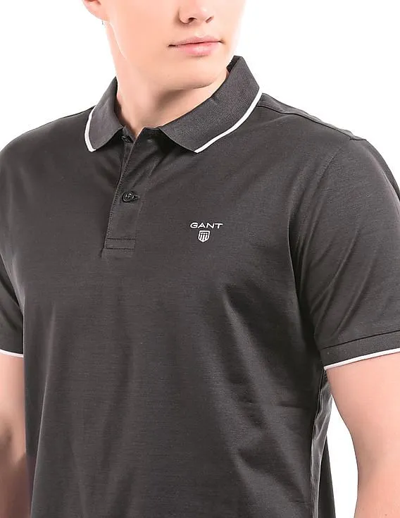 Gant Black Nanotex Polo Shirt