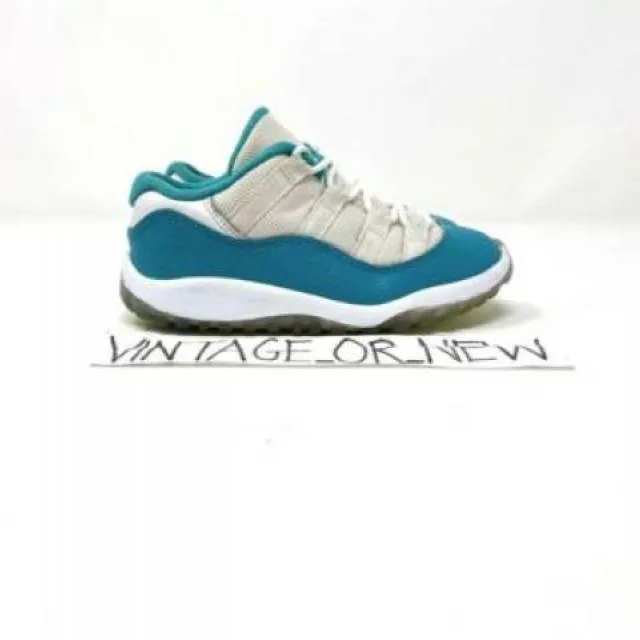 Girls Nike Air Jordan XI 11 Low Aqua Safari 2014 Retro 6...