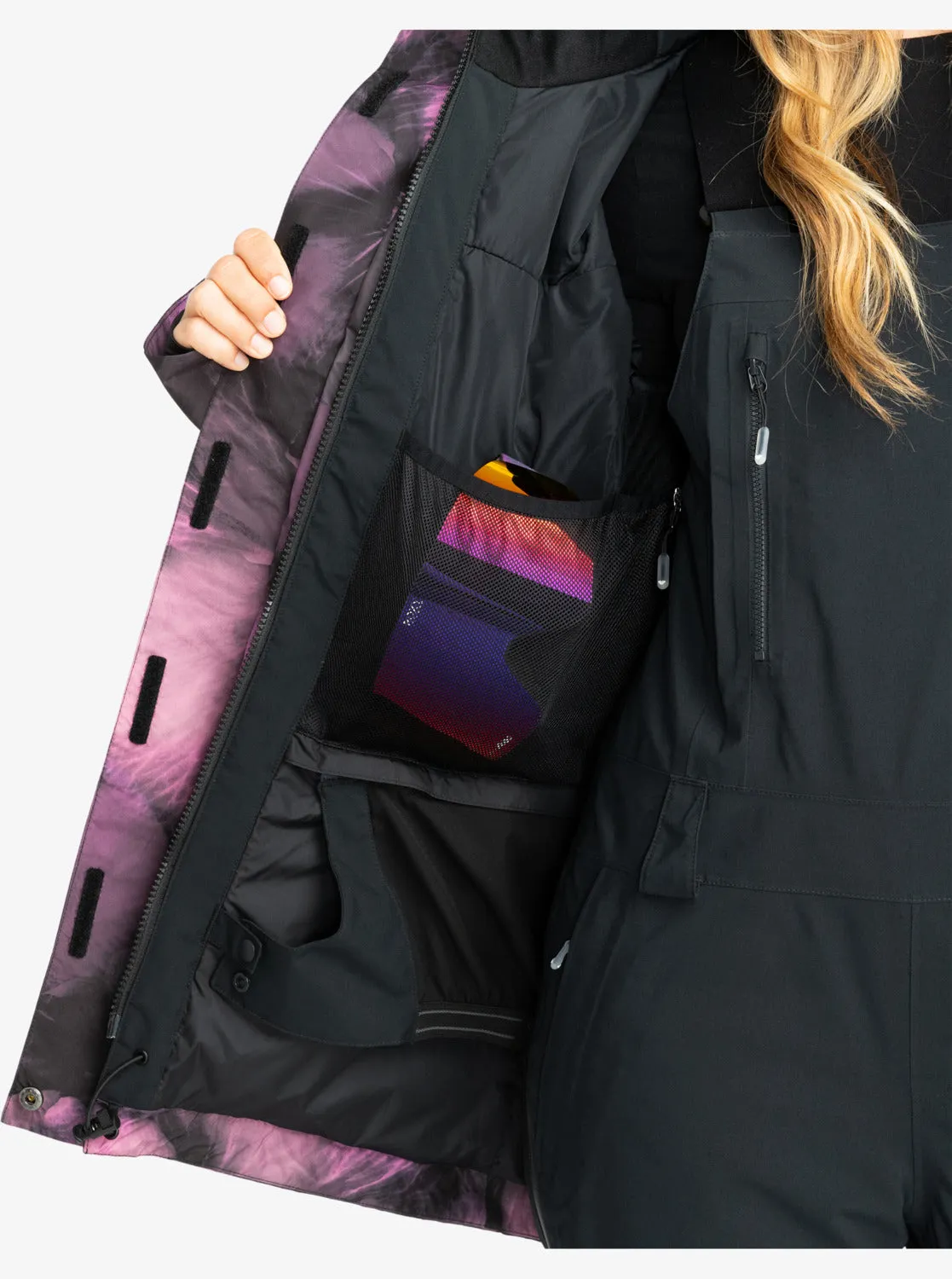 GORE-TEX Glade Technical Snow Jacket - True Black Pansy Pansy