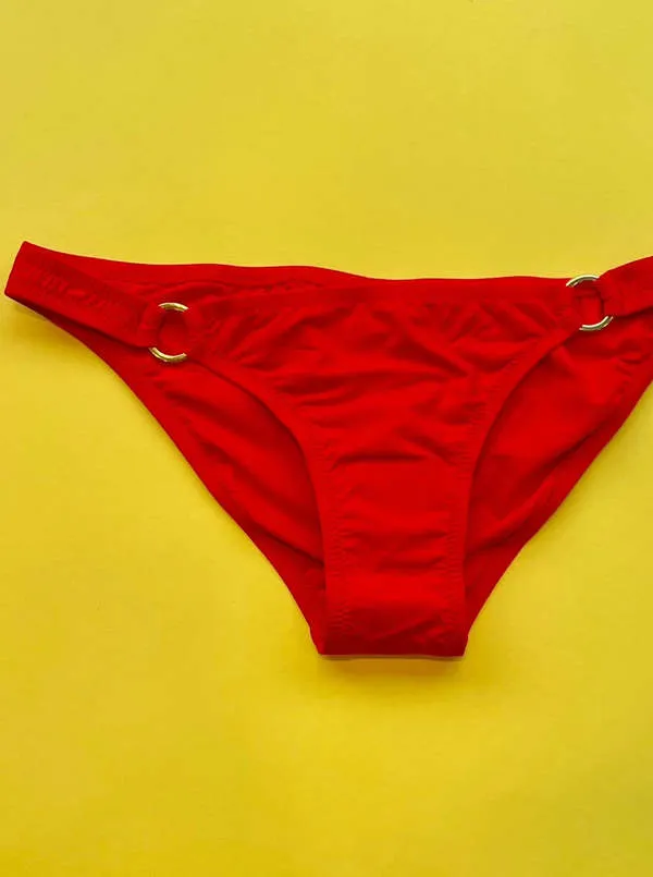 Greece Bikini Bottom - Red