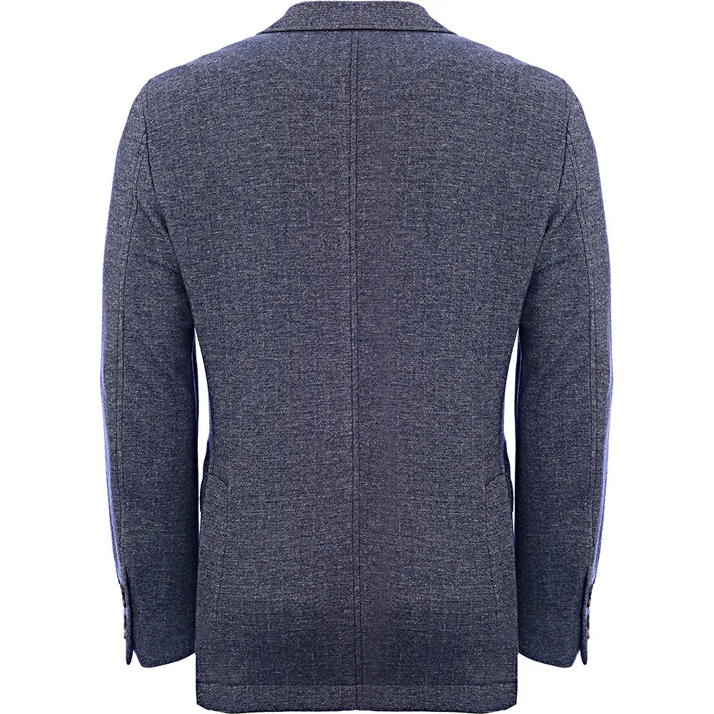 Hackett London Double-Faced Knit Jacket in Blue