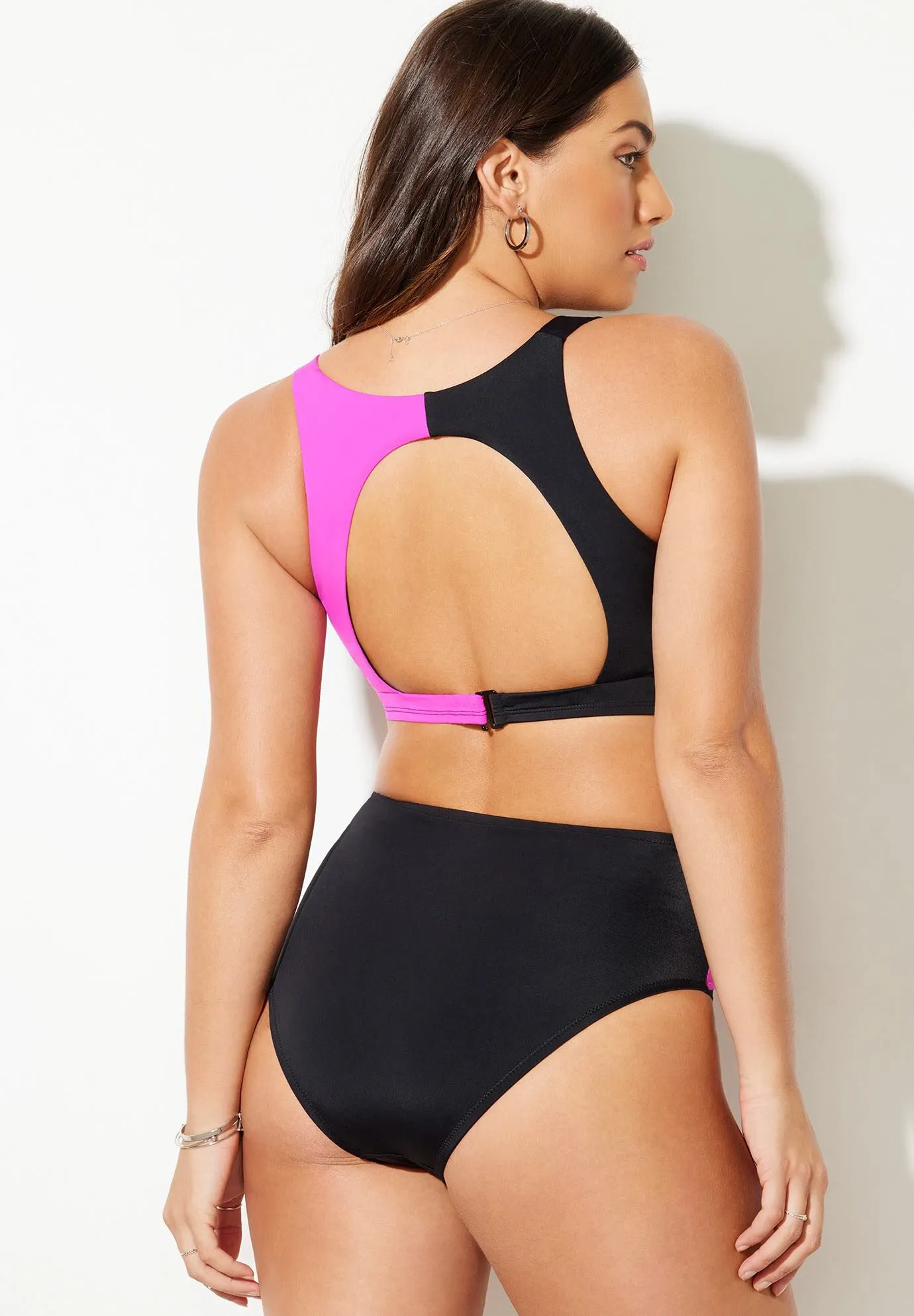 Hollywood Colorblock Wrap Bikini Set