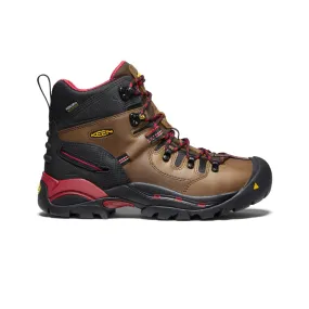 Keen Men's Pittsburgh 6 Waterproof Boot (Steel Toe) 14D Bison