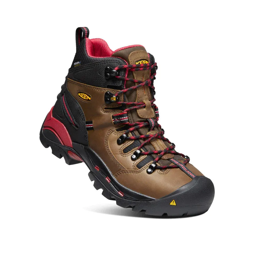 Keen Men's Pittsburgh 6 Waterproof Boot (Steel Toe) 15EE Bison