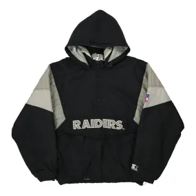 Las Vegas Raiders Starter NFL Jacket - Large Black Polyester Blend