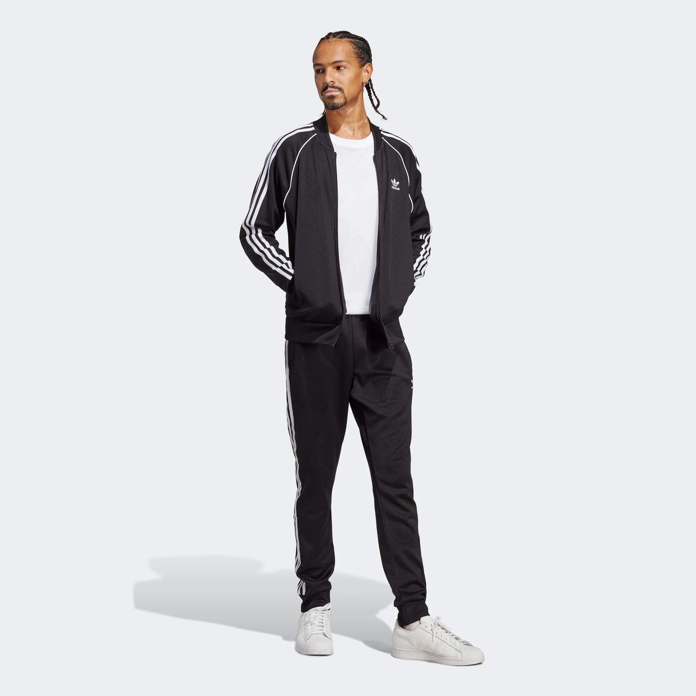 Men's adidas Originals Adicolor Classics SST Track Jacket Black